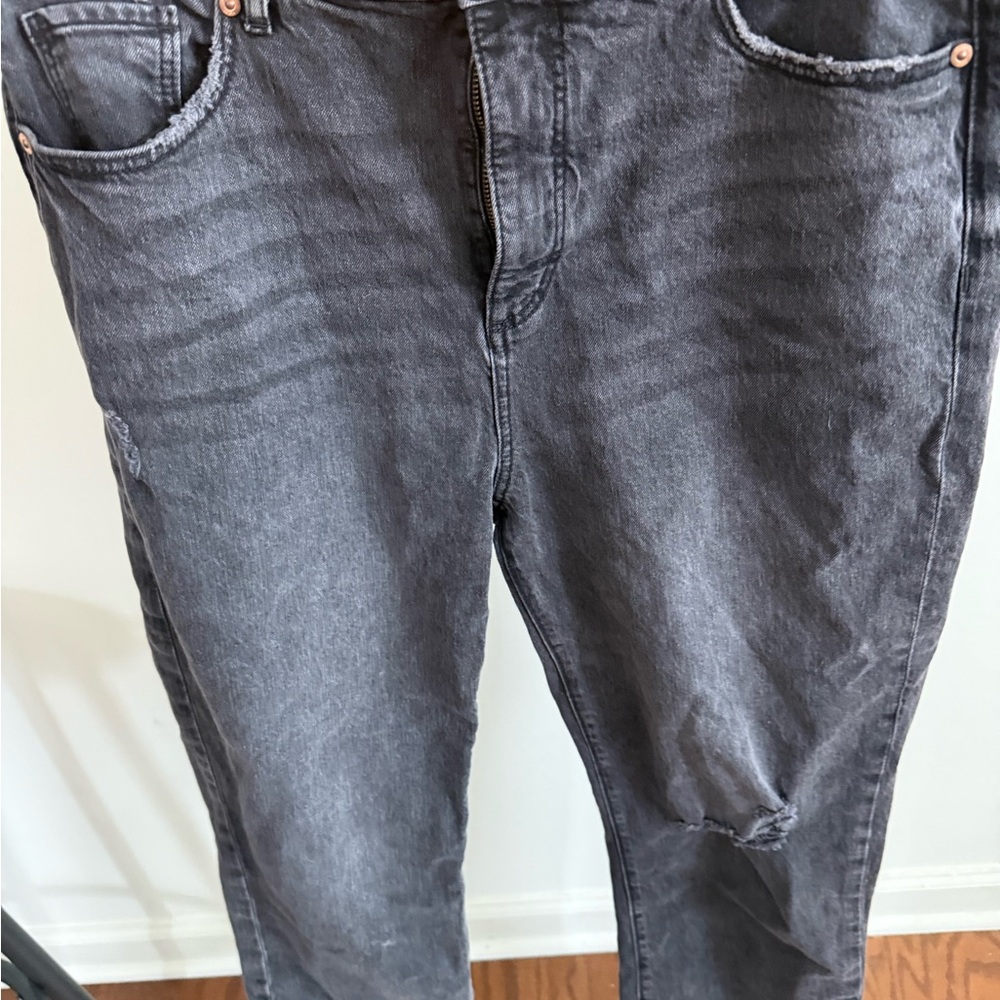 LOFT Gray Ankle & Cropped Jeans